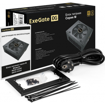Блок питания 550W EXEGATE M550 GOLD Блок питания 550W EXEGATE M550 GOLD