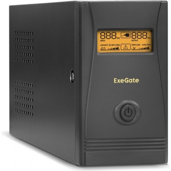 Источник бесперебойного питания EXEGATE POWER SMART ULB-600.LCD.AVR.4C13.RJ.USB Источник бесперебойного питания EXEGATE POWER SMART ULB-600.LCD.AVR.4C13.RJ.USB