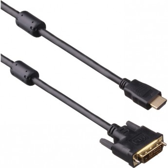 Кабель HDMI TO DVI DUAL LINK 10.0М EXEGATE, 2 фильтра, позолоченные контакты