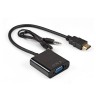 Кабель-переходник HDMI-VGA EXEGATE EX-HDMIM-VGAF-3.5JackS-0.3 EX297588RUS