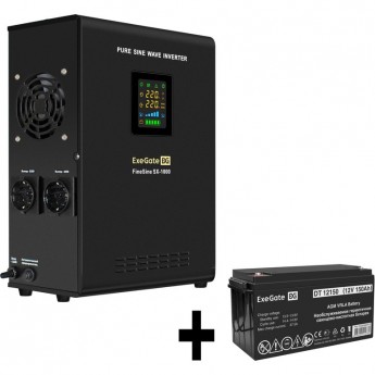 Комплект EXEGATE ИБП EX295997RUS + батарея 150Aч EX282990RUS 1шт Комплект EXEGATE ИБП EX295997RUS + батарея 150Aч EX282990RUS 1шт