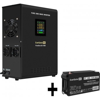 Комплект EXEGATE ИБП EX295997RUS + батарея 65Aч EX282980RUS 1шт Комплект EXEGATE ИБП EX295997RUS + батарея 65Aч EX282980RUS 1шт