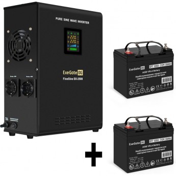 Комплект EXEGATE ИБП EX296002RUS + батарея 33Aч EX282974RUS 2шт