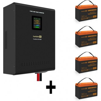 Комплект EXEGATE ИБП EX296004RUS + батарея 100Aч EX285656RUS 4шт