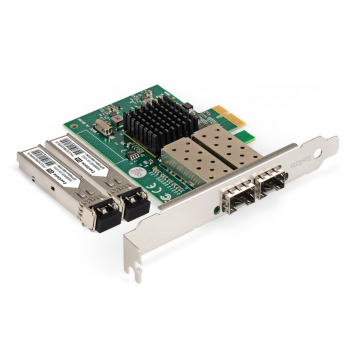 Сетевой адаптер SFP EXEGATE EXE-82576-F2 + Трансивер EXEGATE EXT-1G-MM850-LC2-550M Сетевой адаптер SFP EXEGATE EXE-82576-F2 + Трансивер EXEGATE EXT-1G-MM850-LC2-550M