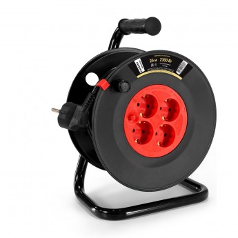 Удлинитель на катушке EXEGATE INDUSTRIAL ECS-10-3-25 3х1,0мм2, 10А/2.3кВт Удлинитель на катушке EXEGATE INDUSTRIAL ECS-10-3-25 3х1,0мм2, 10А/2.3кВт