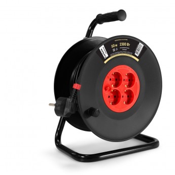 Удлинитель на катушке EXEGATE INDUSTRIAL ECS-10-3-50 3х1,0мм2, 10А/2.3кВт Удлинитель на катушке EXEGATE INDUSTRIAL ECS-10-3-50 3х1,0мм2, 10А/2.3кВт