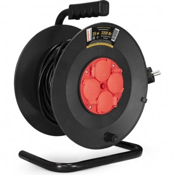 Удлинитель на катушке EXEGATE INDUSTRIAL ECS-2-1R 3х1,0мм2, 10А/2.2кВт Удлинитель на катушке EXEGATE INDUSTRIAL ECS-2-1R 3х1,0мм2, 10А/2.2кВт